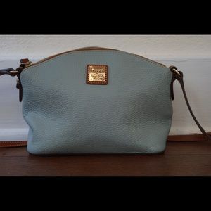 Baby blue Dooney & Burke crossbody bag